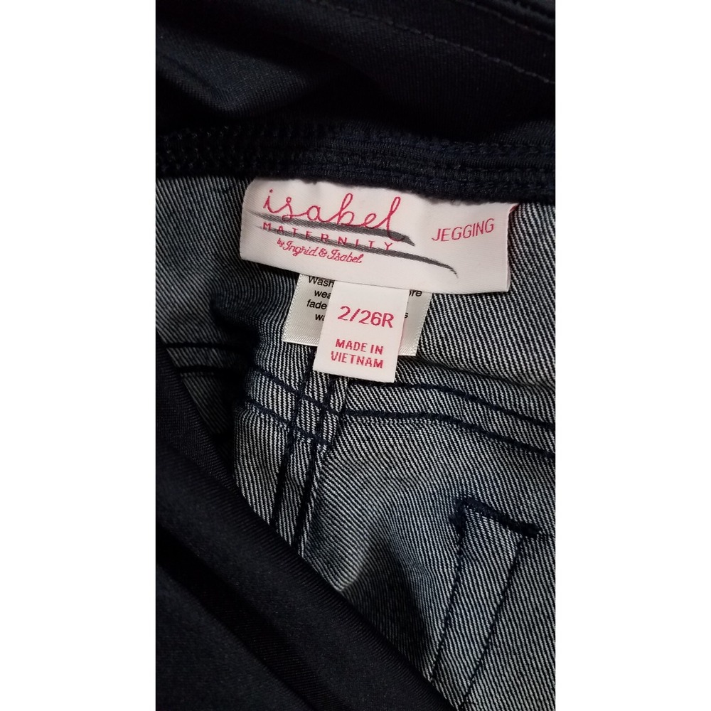 Isabel Maternity Over Belly Maternity Jeggings Dark Wash Women Size 2/26R NEW‎ B - Picture 4 of 7